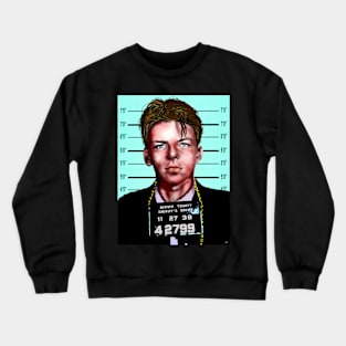 Frank Sinatra Mugshot Painting Crewneck Sweatshirt